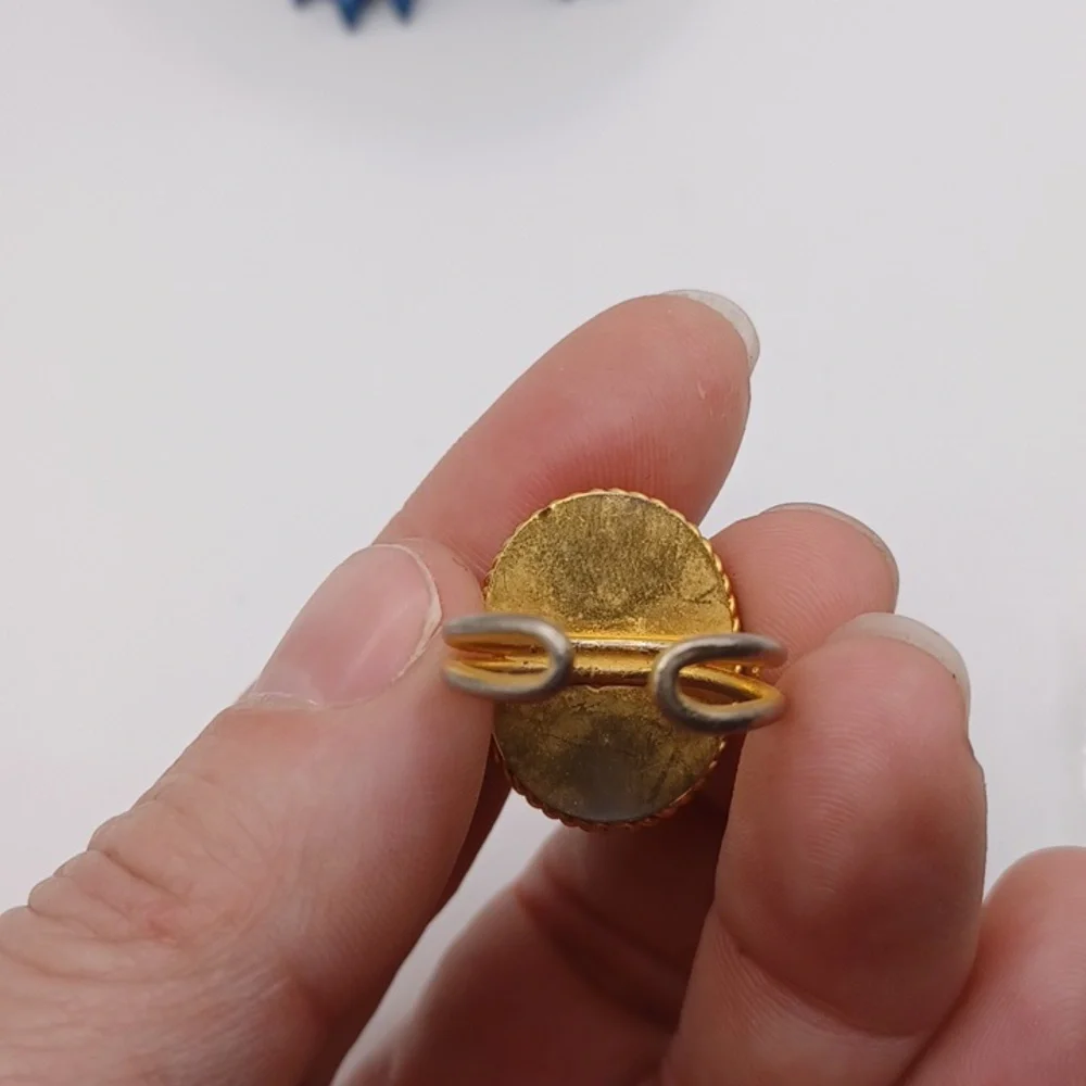 Micro Mosiac Floral Ring
